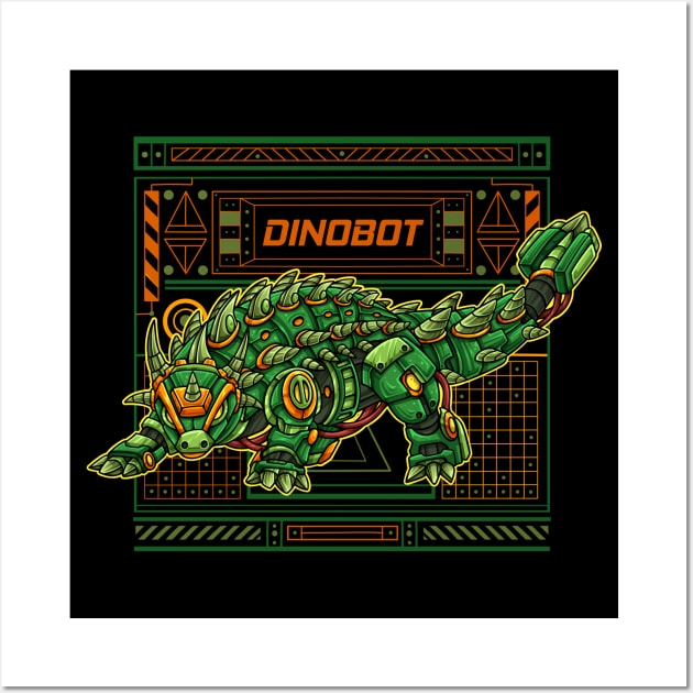 DINOBOT ( Stegosaurus ) Wall Art by Startwork